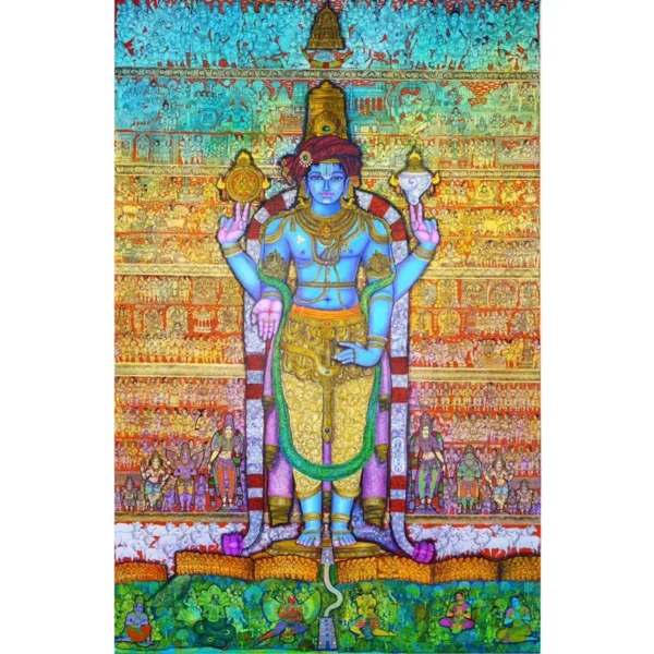 Vaibhava Govinda | Acrylic On Canvas | By Dhanu Andluri